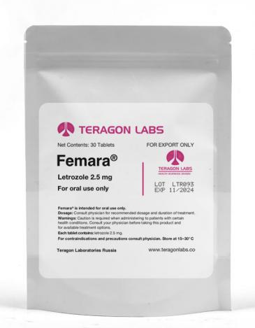 Teragon Labs - Femara (Letrozol) 2.5mg/tab 30 tabs